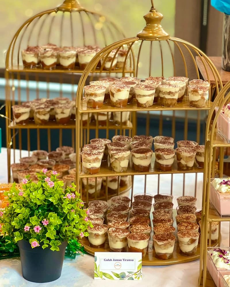 Fusion mithai display