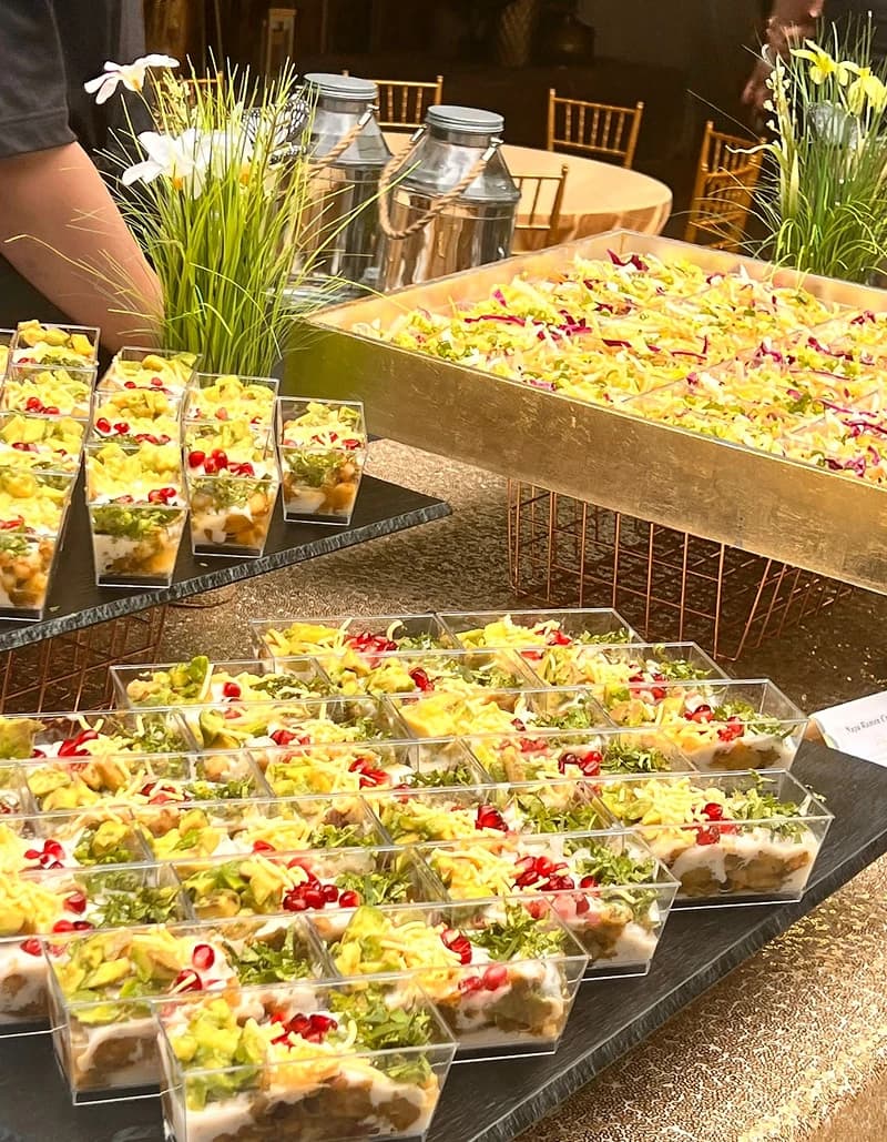 Plated dishes