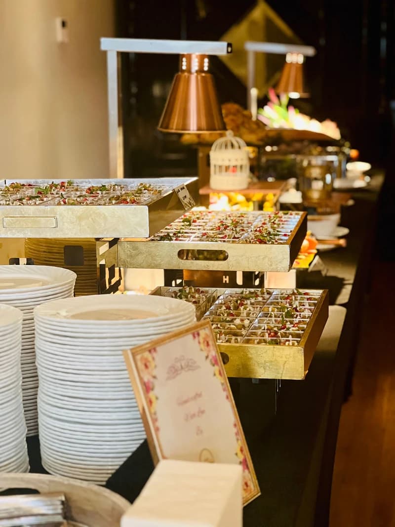 Plated catering