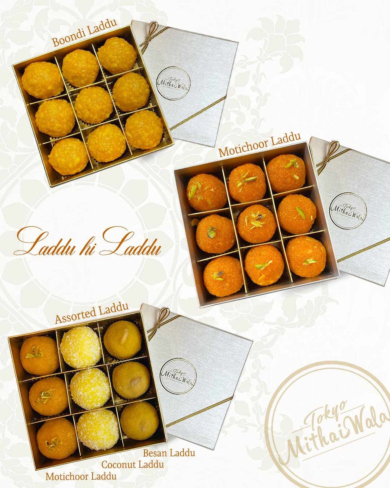 Wedding mithai display