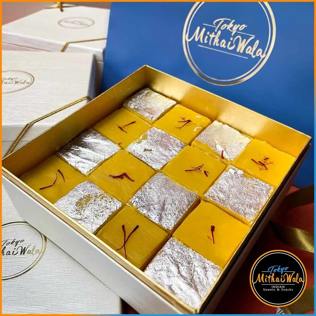 Wedding mithai display